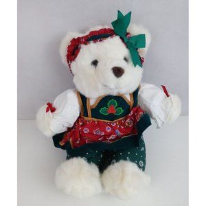 1995 Kmart Christmas￼ Teddy Bear Girl Santa's Magical Toyshop Collection